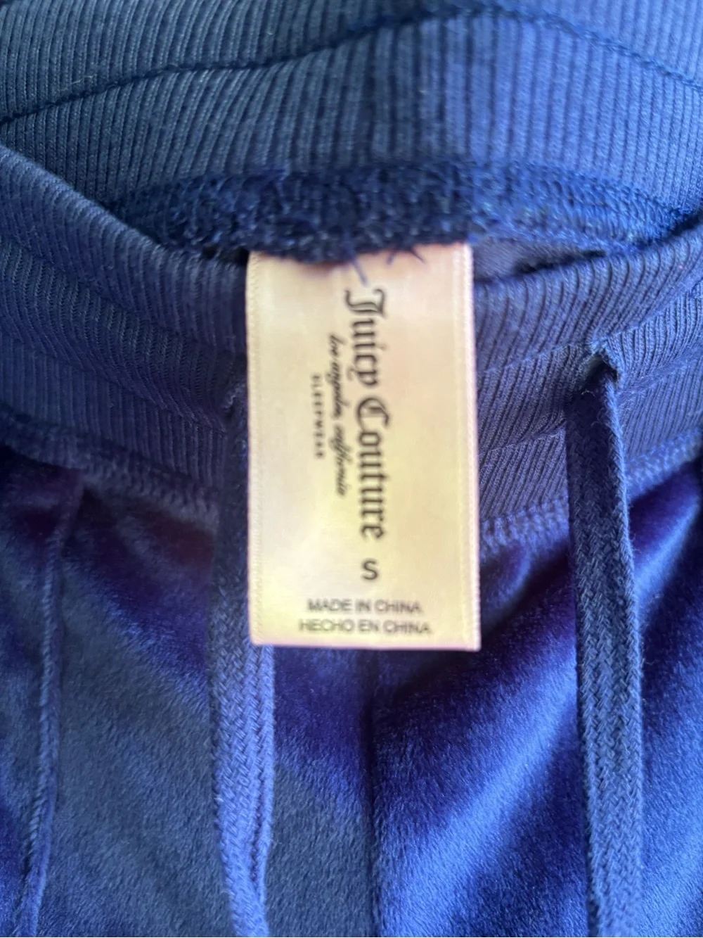 Juicy Couture Deep Purple Velour Tee & Drawstring Joggers NWOT size S